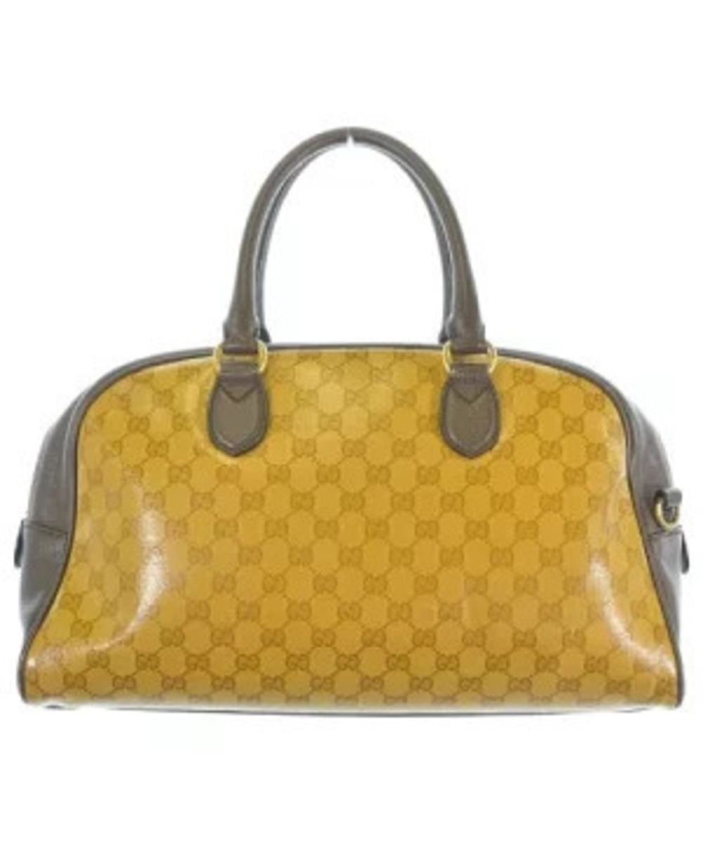 Gucci beige canvas monogram brown GG Adidas Boston bag web Tan Brown